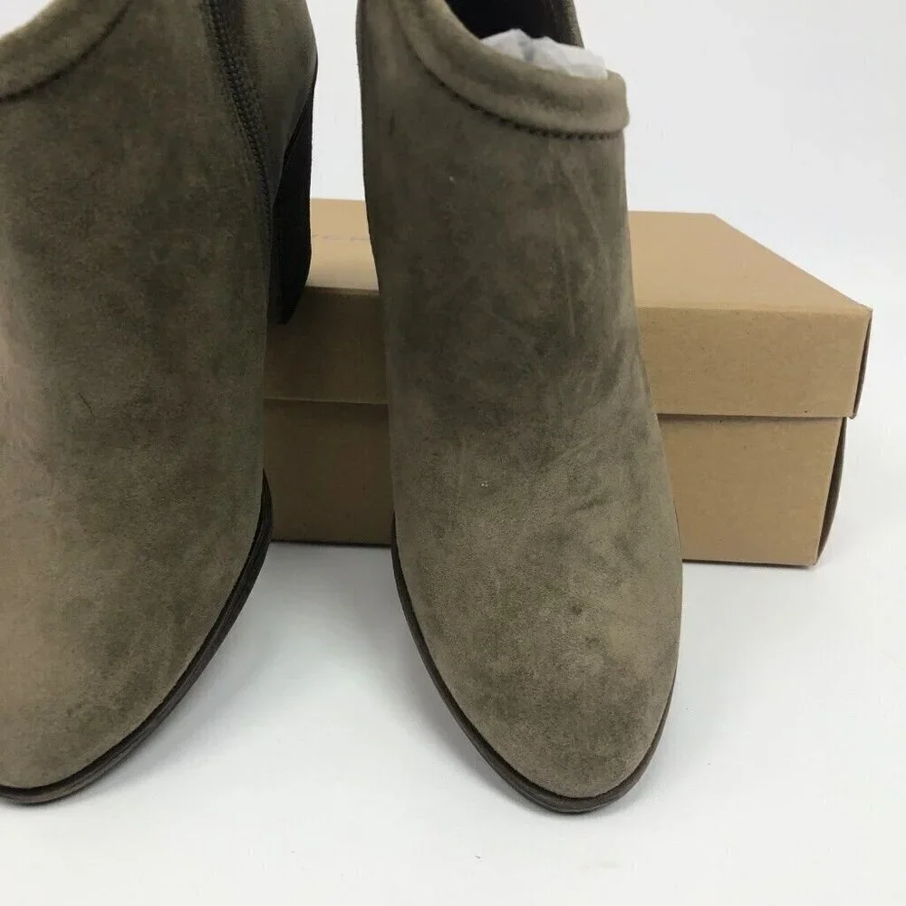 Lucky Brand Womens Salza Booties Brindle Brown Size 11